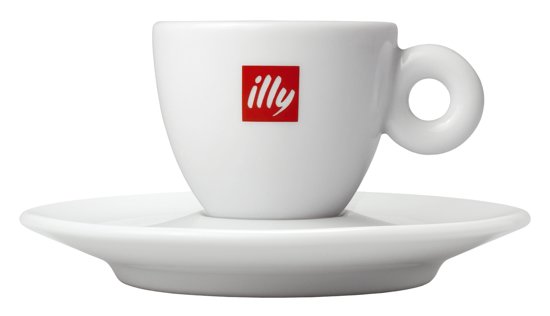Illy Espresso Kop en Schotel Illy Espresso Kop en Schotel