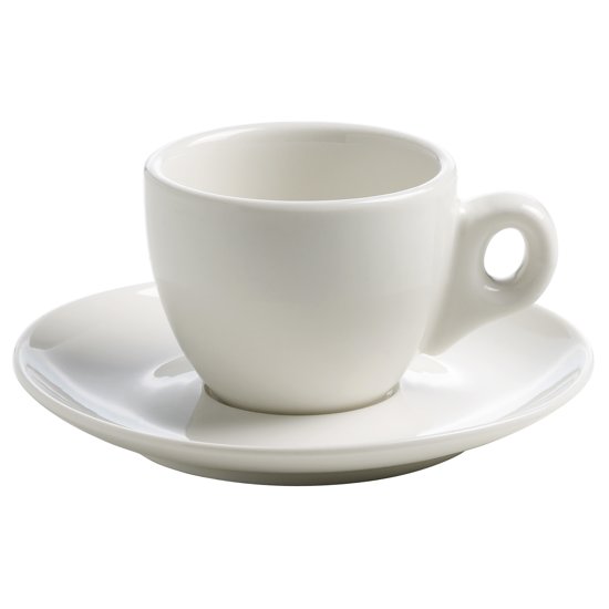 Maxwell & Williams White Basics Espressokop en schote Maxwell & Williams White Basics Espressokop en schote